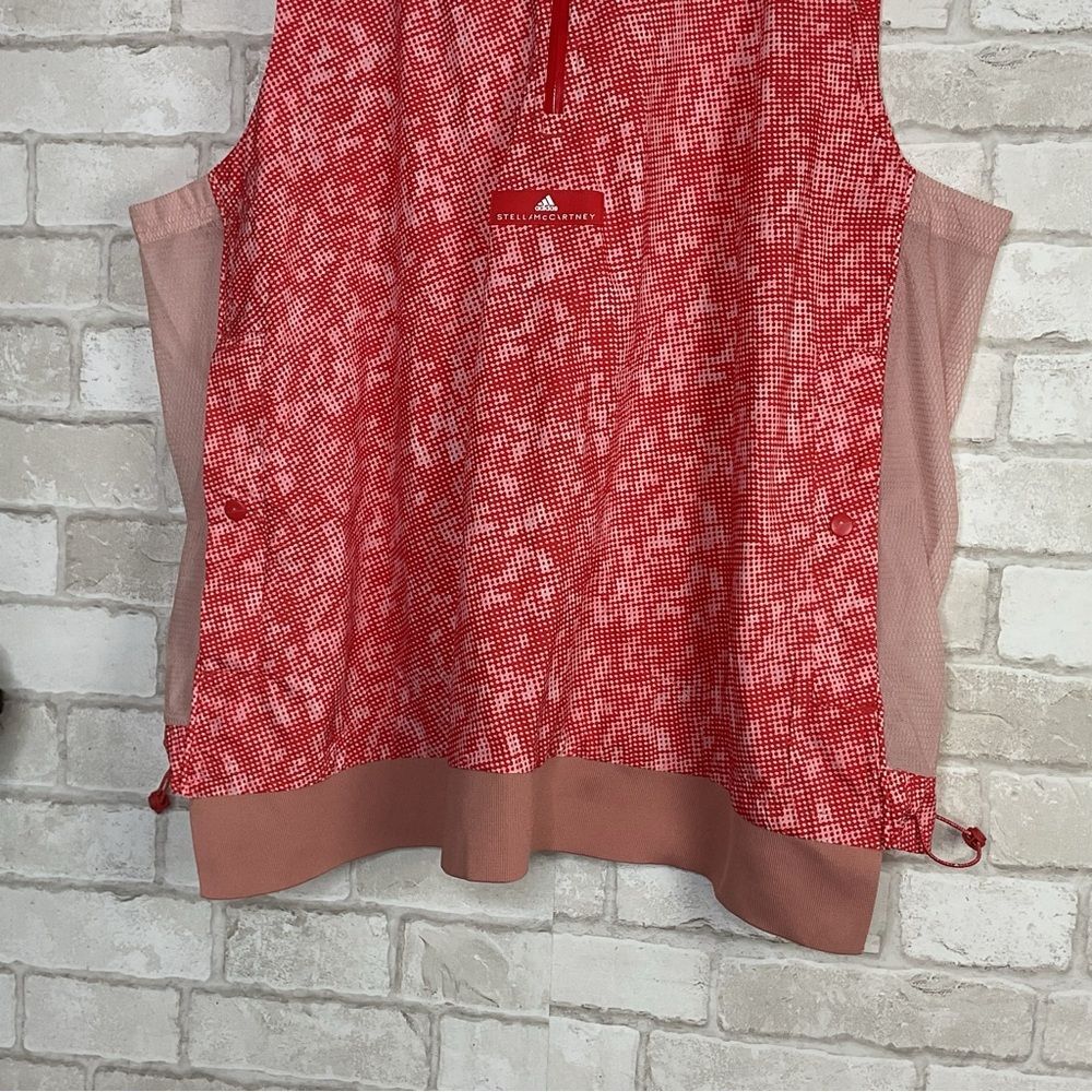 Adidas Women’s Pink Red Sleeveless Golf Vest - Picture 4 of 15